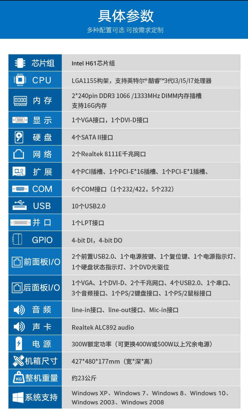 東田酷睿3代常州工控機(jī),4U工業(yè)電腦,DT-610L-A21.jpg