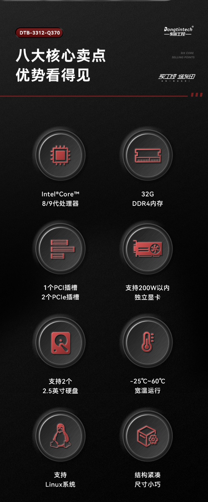 邊緣計(jì)算工業(yè)電腦,酷睿8代常州工控機(jī),DTB-3312-Q370.jpg