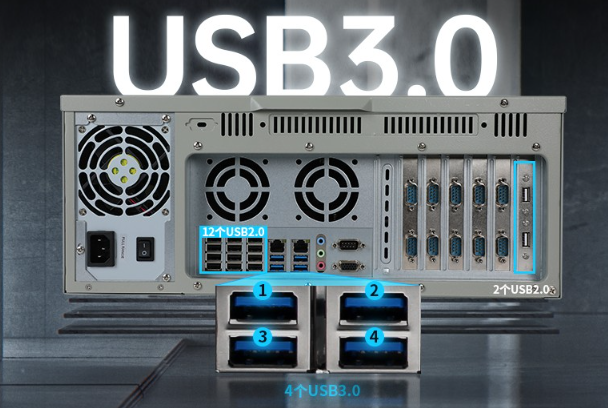 國產(chǎn)4U福建工控機USB口.png
