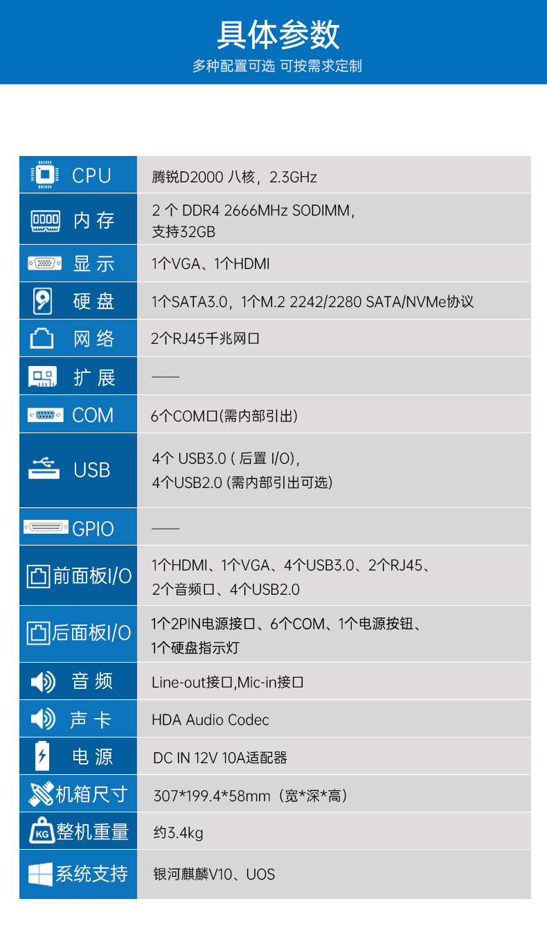 國產(chǎn)化無風(fēng)扇長坡鎮(zhèn)工控機(jī),飛騰D2000迷你長坡鎮(zhèn)工控機(jī),銀河麒麟系統(tǒng),DTB-3085-D2K.jpg